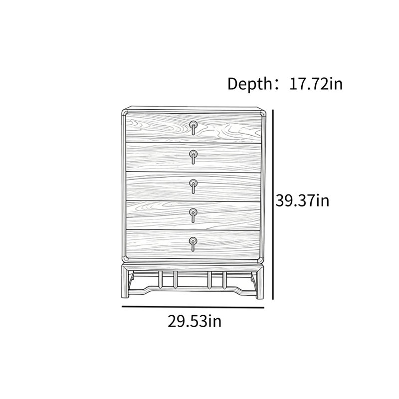 Commode décorative New Style chinois minimaliste