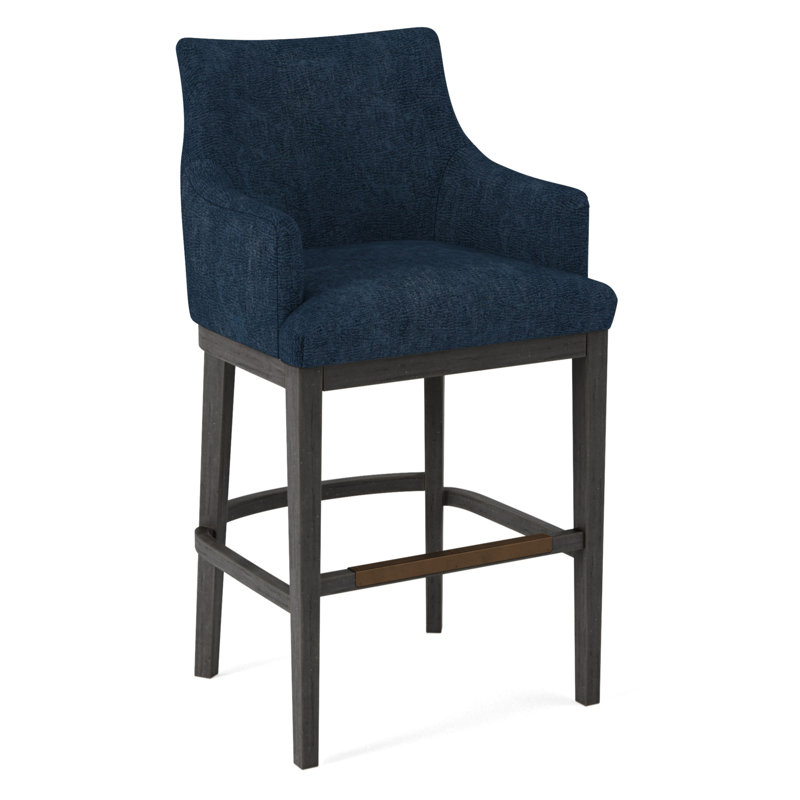 Upholstered Stool, 61614-35, Black