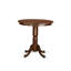 Ensemble de comptoir de cuisine 5 pièces comprenant une table ronde avec piédestal et 4 chaises de salle à manger, acajou-1452572675-1434196375-1408730248