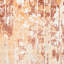 Tapis en viscose et laine orange à motif abstrait tissé à la main Curt-24292883