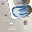 Art mural abstrait bleu Mid-Century par Art Remedy-104321473-104321475