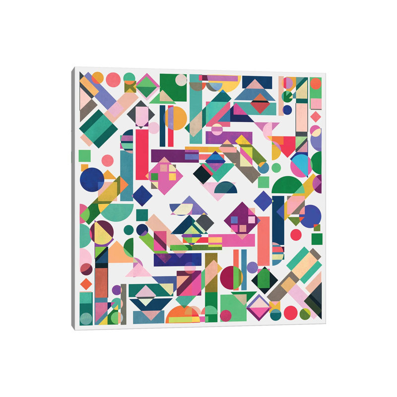 Geometry II by Mareike Böhmer - Wrapped Canvas Gallery-Wrapped Canvas Giclée, 93.98 cm H x 93.98 cm W x 1.91 cm D