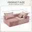 Tissu chenille avec un bon support et une posture relaxante Excellente résistance aux taches Nettoyage facile-1857510386-1857510388
