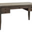 Bureau 54 po, aucun assemblage requis, finition bois de grange (bureau)
