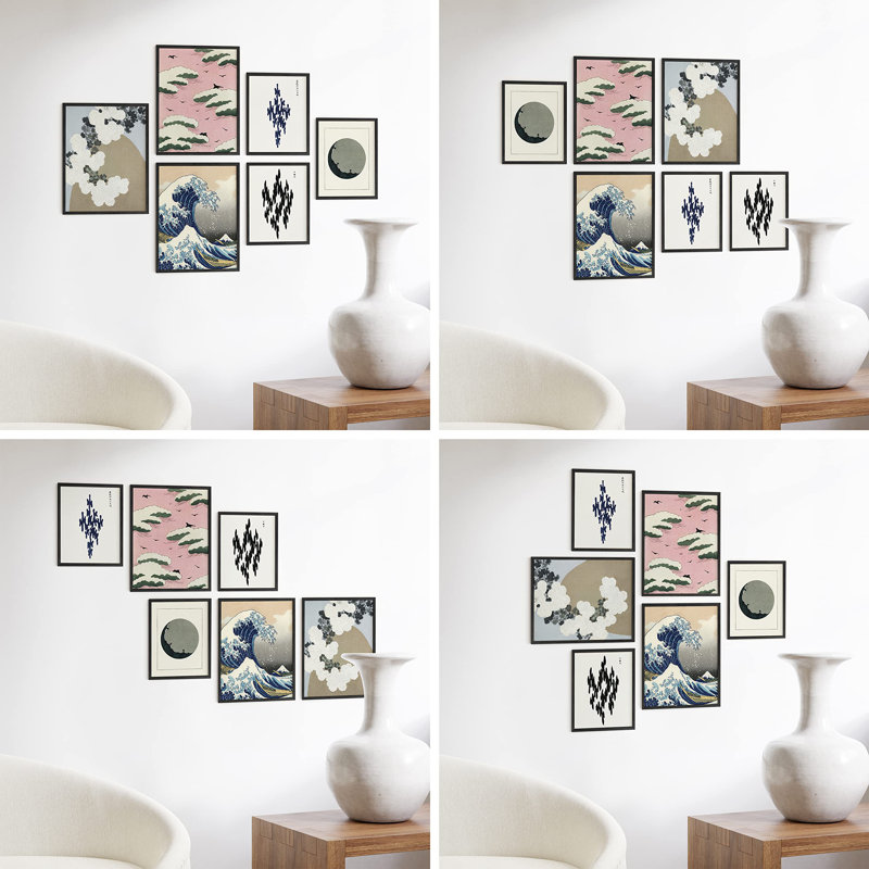 Cadres photos pour mur de galerie, Noir
