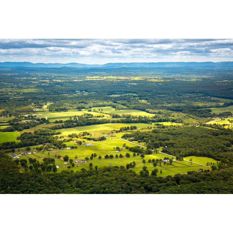 Friant Friant Hudson Valley Farm Land by Nicola Tutzauer - Wrapped Canvas Print, 30cm H x 46cm W x 3.8cm D