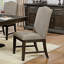 Chaise d'appoint rembourrée (ensemble de 2)