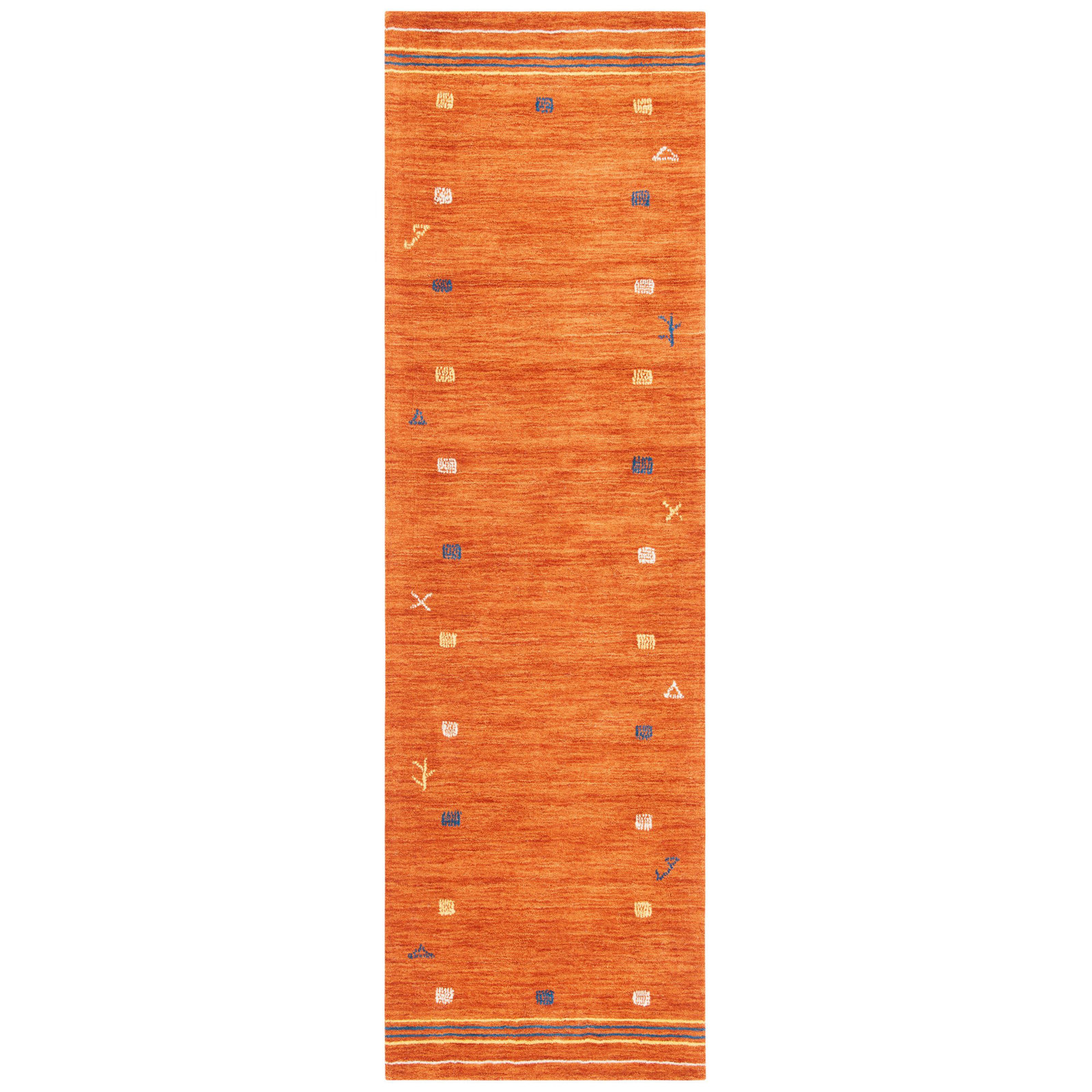 Danette Hand Loomed Wool Rug, Runner 2'3" x 8'