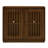 Mid Century Modern Walnut Fluted Hollow Sideboard with 2 Rear Outlet Holes & Ample Storage-1071249124
