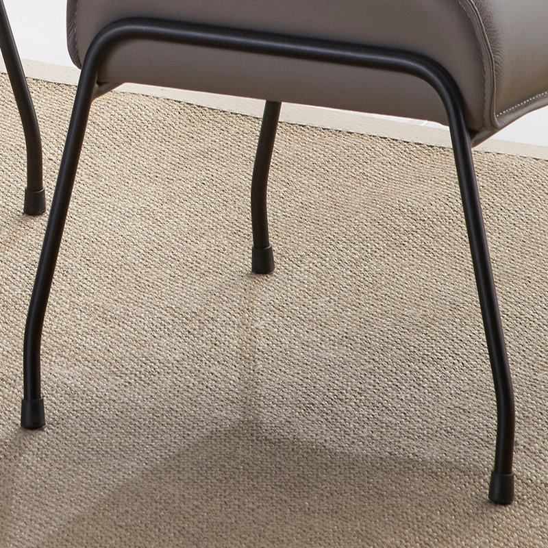 Fauteuil d'appoint et repose-pieds en cuir fleur, Kaki