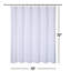 Waterproof Waffle Shower Curtain, Heavy Duty Fabric with 3D Embossed Dot Texture, 12 Reinforced Eyelets, Machine Washable, Hooks Not Included-1510996602-1510996603