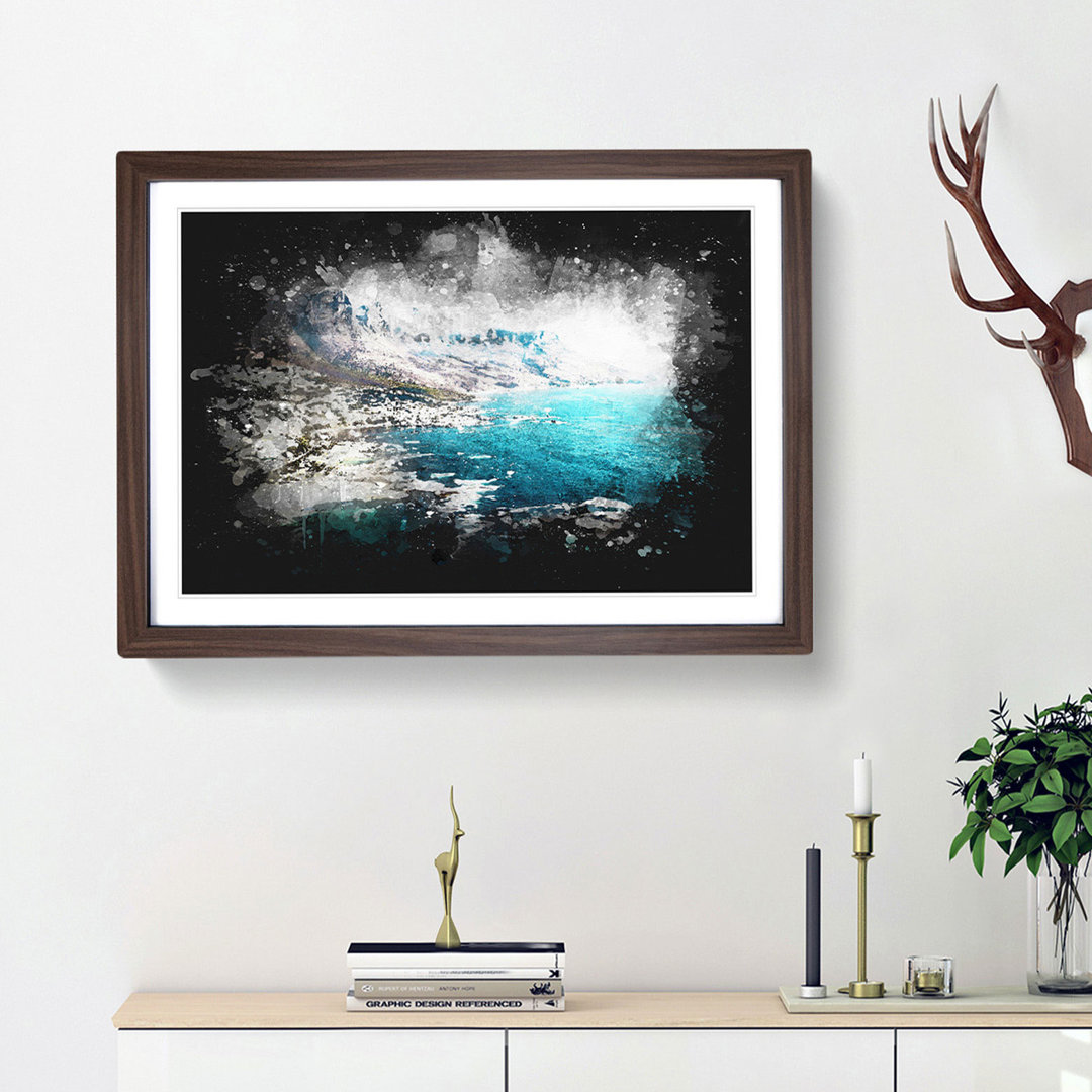 Cape Town in South Africa - Framed Print