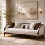 Houston Sofa - Pebble/Walnut