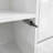 Modern White Gloss Sideboard Cabinet With Advanced Storage And LED Lights
