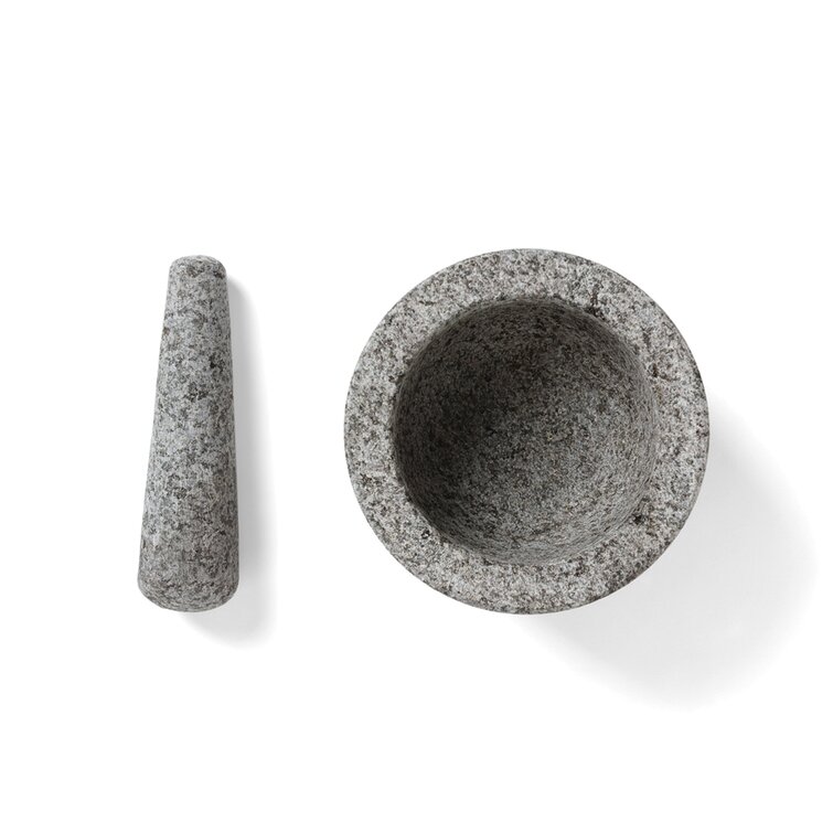 Fox Run 5 1/2 Black Granite Mortar and Pestle Set