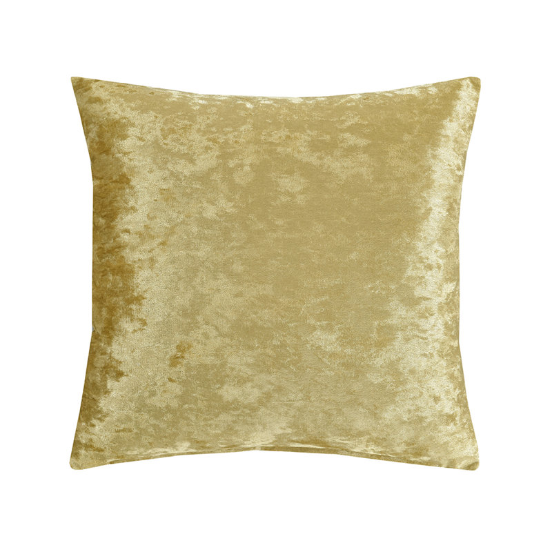 Housse de coussin réversible Velveteen Shadow, Or
