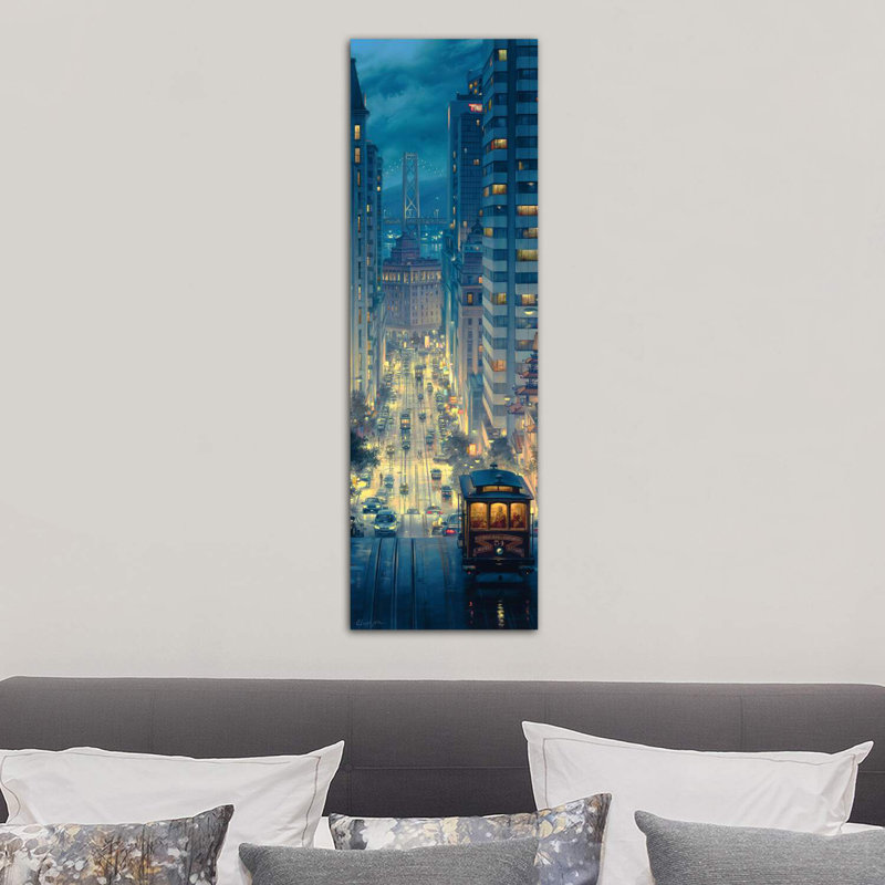 Light Canyon by Evgeny Lushpin - Wrapped Canvas Panoramic Print, 30.48 cm H x 91.44 cm W x 1.91 cm D