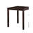 Transitional Style Dining Table Set. Square Shape Table Slat Back Chair Dining Room-217815445