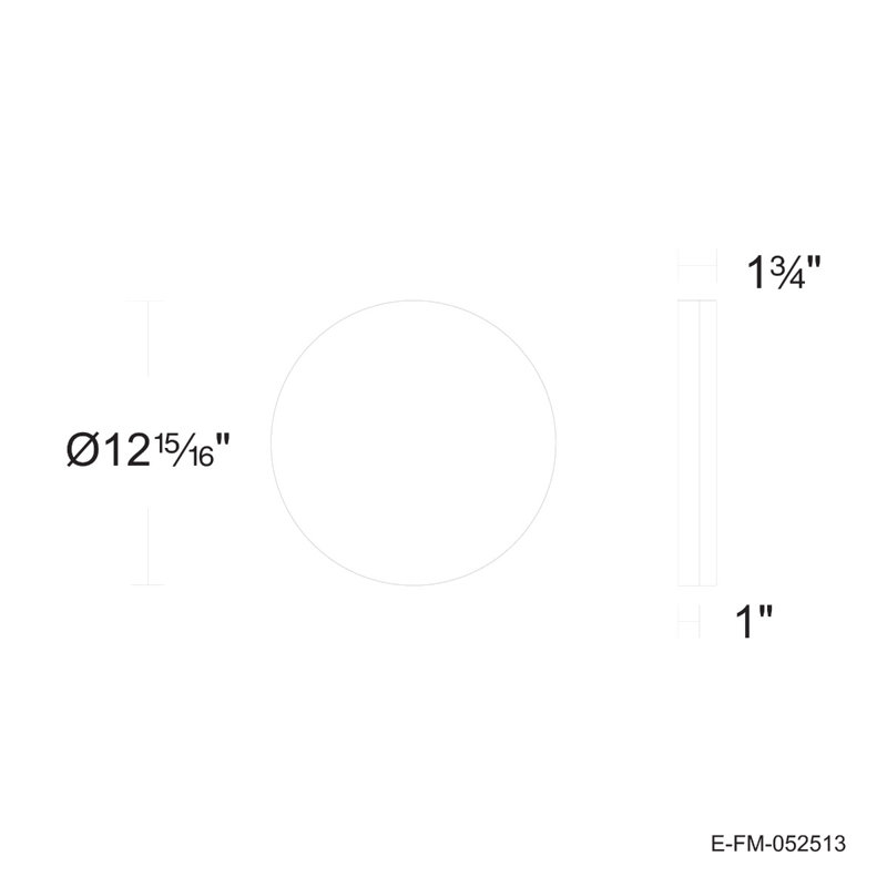 Circlet Advantage 13in LED Round Flush Mount 30W 2,400 Lumens 5-CCT Selectable 2700-3000-3500-4000-5000K in Aged Brass