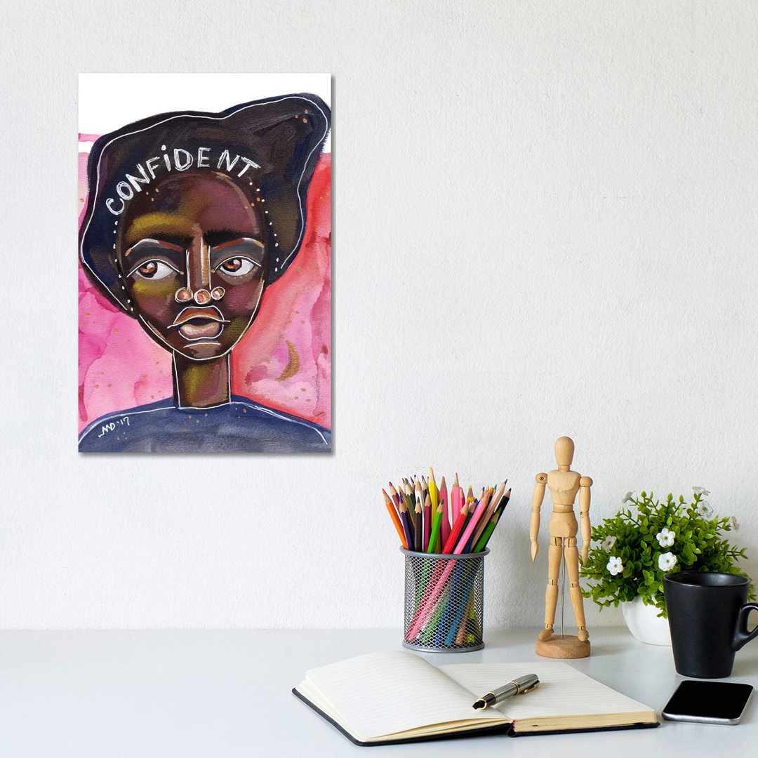 Confident by Akaimi the Artist - Wrapped Canvas Graphic Art