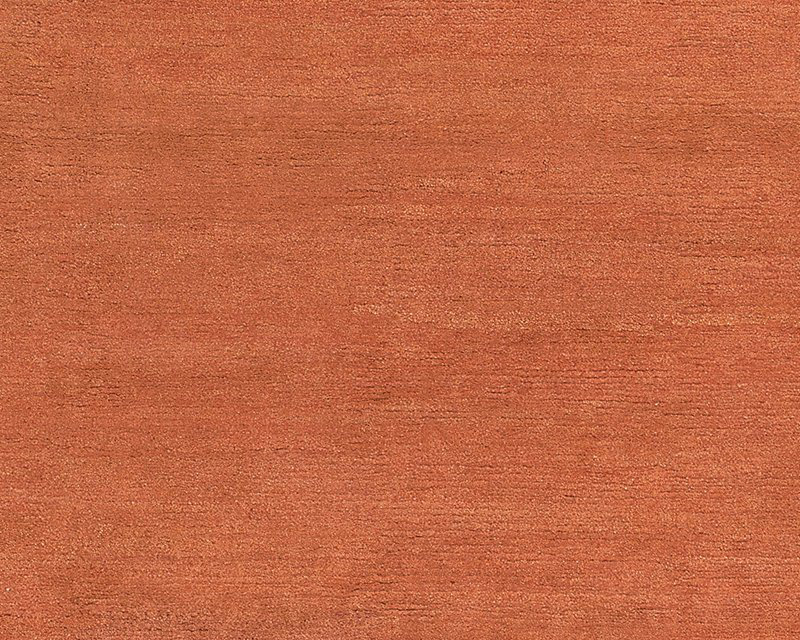 Sprouts Wool Area Rug in Orange, Rectangle 10' x 14'