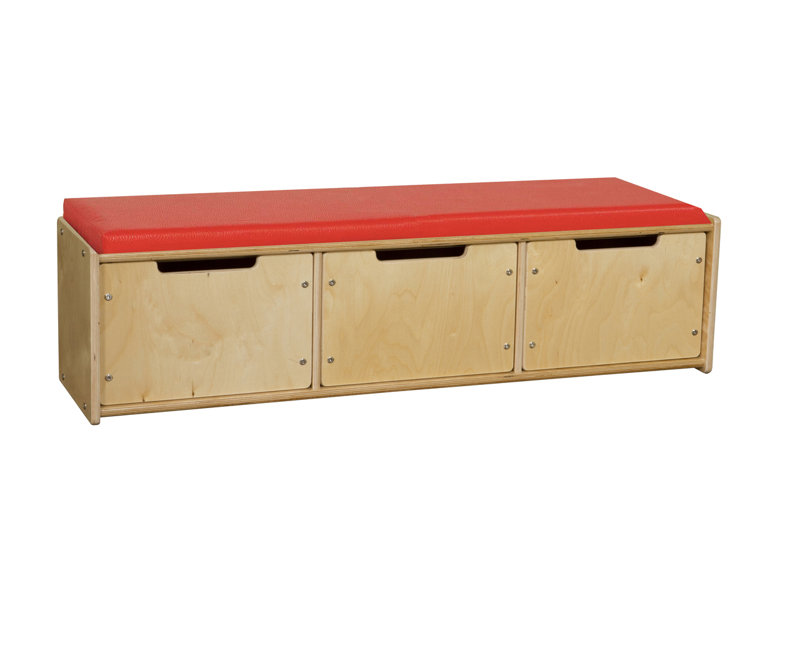 Vinyl Upholstered Storage Bench