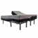 Hartzler Quick Assembly Adjustable Bed Frame with Voice Activated Controls