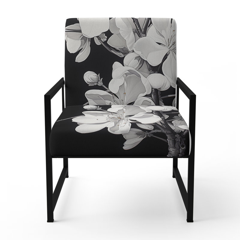 Fauteuil d'appoint Curtisville - Apple Blossom, Noir, noir, noir, noir