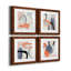 «Floating on Silk I», ensemble de 4 impressions sur toile encadrées-769523357-769523360