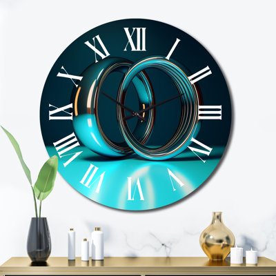 Horloge murale Quantum Entanglement Futuristic Bliss VI