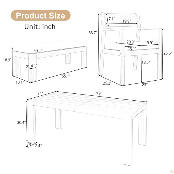 Dimensions du produit