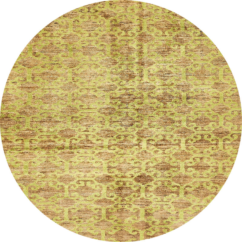Abstract Indoor Rug, Round 3'