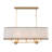 Mihaica 8-Light Dimmable Oval Linear Chandelier