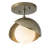 Brooklyn 1 - Light Double Shade Semi Flush Mount-66074460-66074457