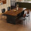 Ensemble de table de salle à manger écologique en bois massif-109026650