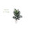 54'' Faux Palm Tree in Stone Planter
