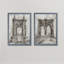 «Bridge Crossing I», ensemble de 2 reproductions d'art encadrées-497132693-497132689-497132702