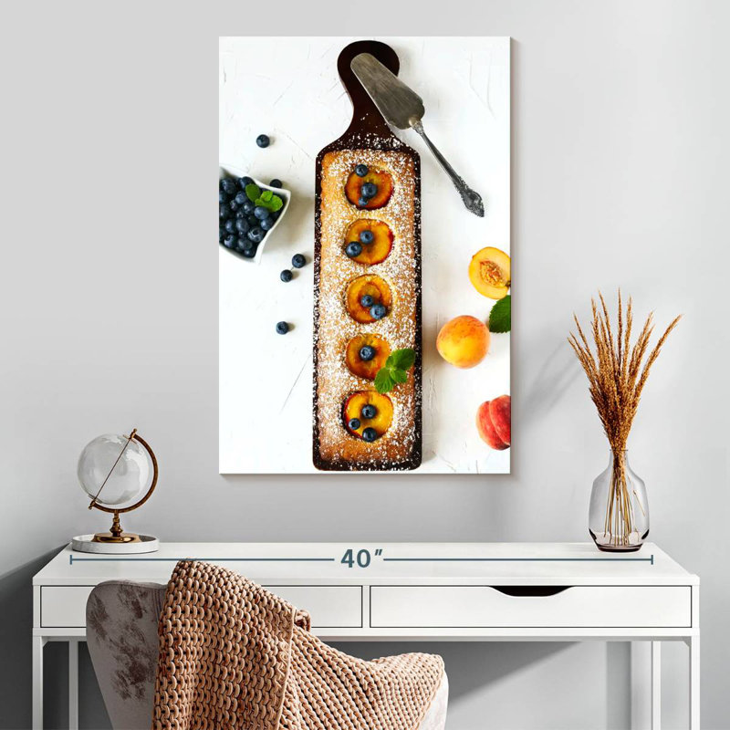 Yarlin Baked Peach Dessert, 30" H x 20" W