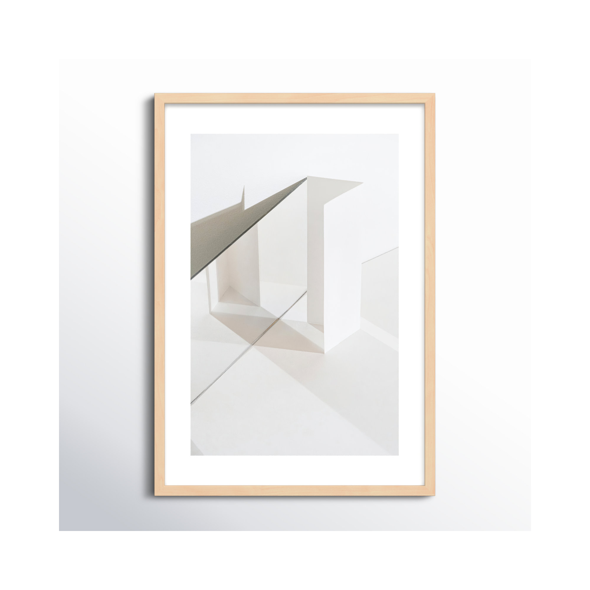 Lucie Clean Slate as an Object 5 by Svetlana Smirnova - Picture Frame Photograph, Maple, 38" H x 26.5" W x 1.25" D