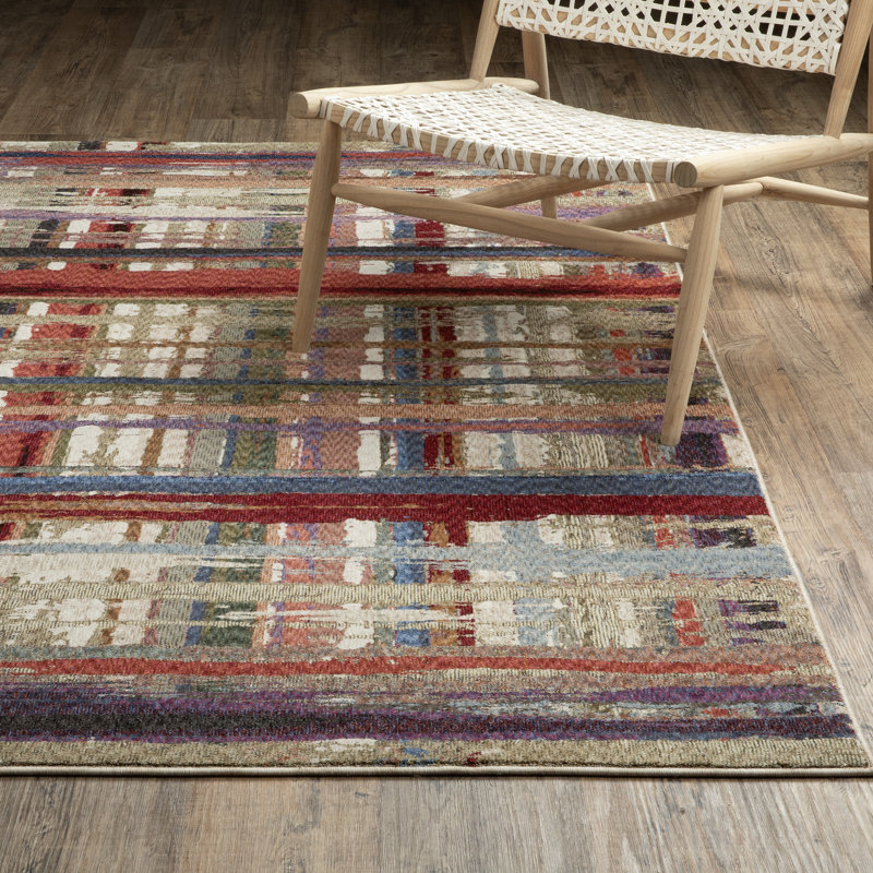 Tapis multicolore Holub, Tapis de couloir 2 pi 3 po x 7 pi 9 po