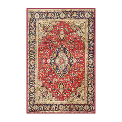 Daniaal Oriental Red/Brown Area Rug