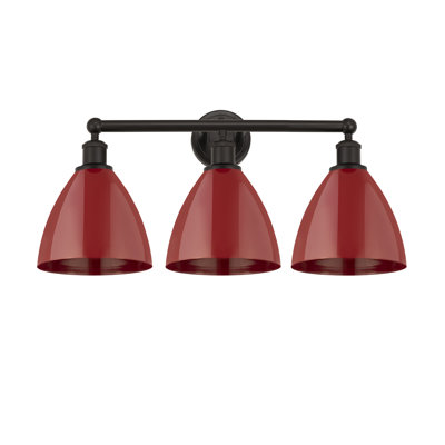 Éclairage pour meuble-lavabo 3 lumières 25,5 pouces Anglie Dome