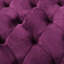 Velours fuchsia moderne avec accoudoirs luxueux