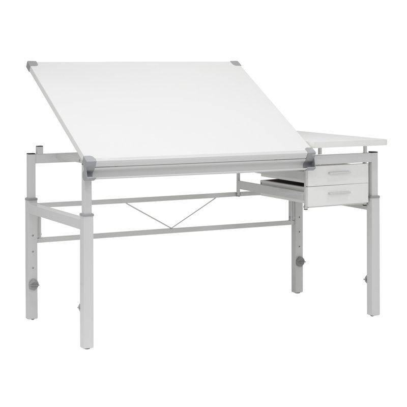 Cowie Adjustable Metal Base Drafting Table
