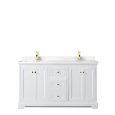 Avery 60"" Double Bathroom Vanity Set -  Wyndham Collection, WCV232360DWHCMUNOMXX