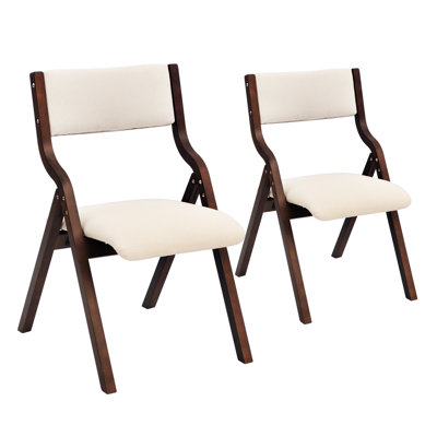 Edenbourgh Fabric Padded Stackable Folding Chair Folding Chair Set