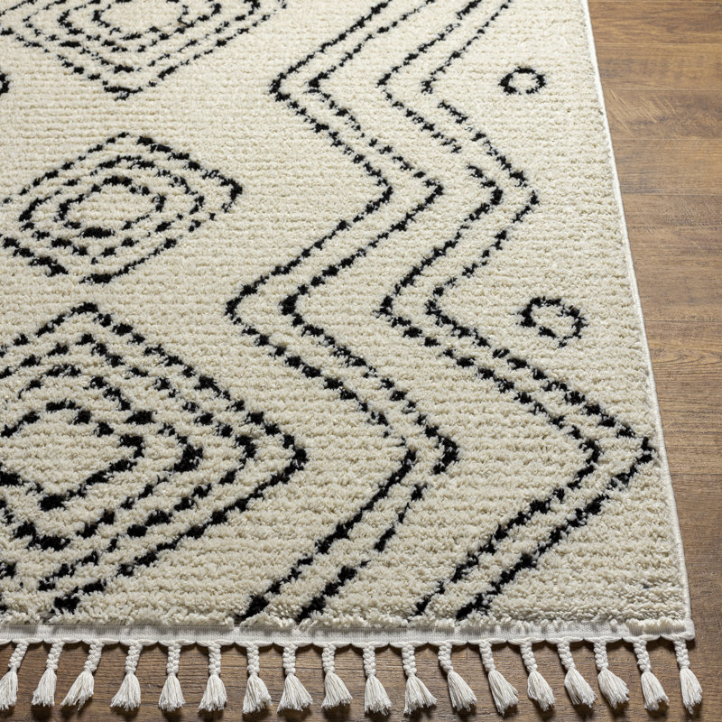 Geometric Indoor Rug, Rectangle 9'2" x 12'