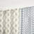 Cotton Printed Comforter Full/queen - White/navy Chenille Design Fill 2 Matching Shams Ink+ivy Mini Geometric Print With-118625298