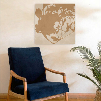 Art mural abstrait abstrait ocre Wabi-Sabi I