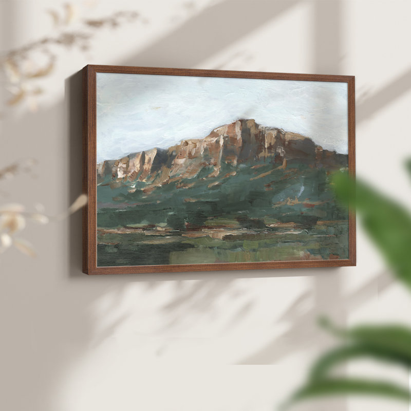 «Heading West II», reproduction encadrée, H 11 po x l 14 po, Noyer